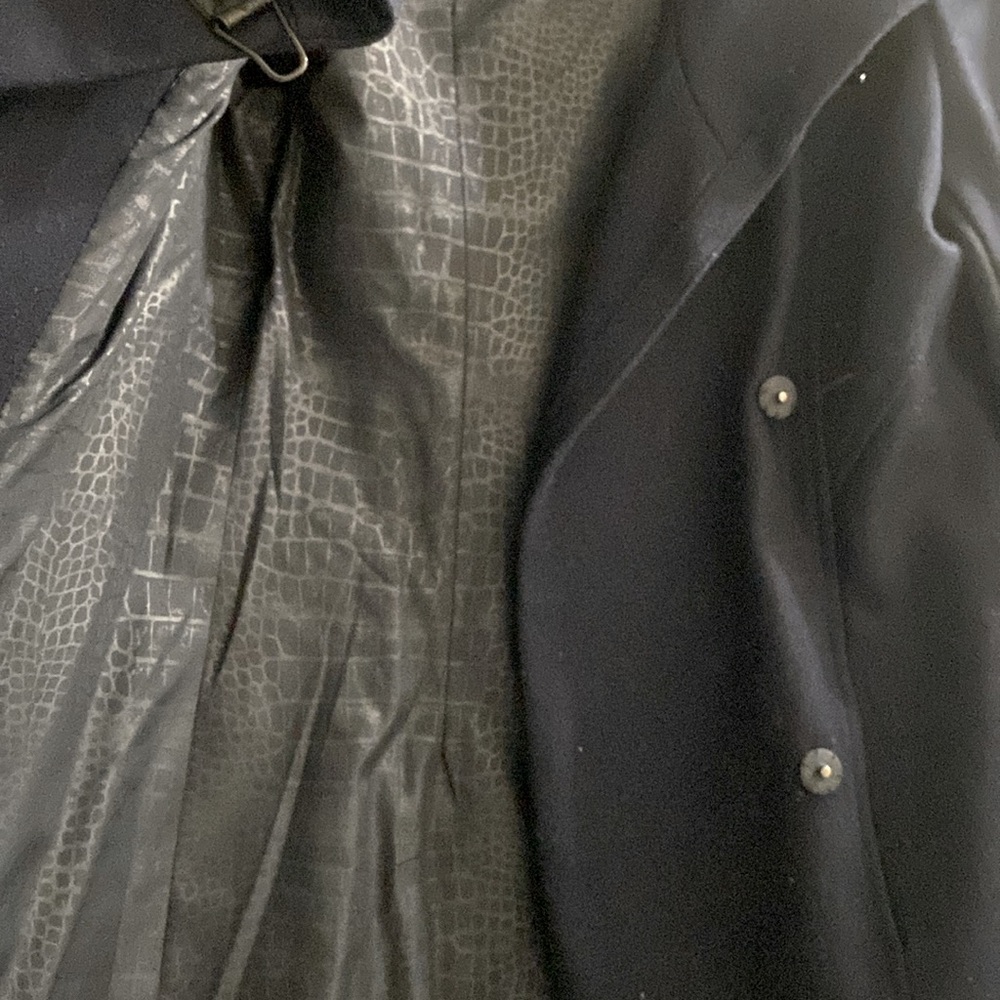 SAM EDELMAN // Navy Wool-Blend Pea Coat - Picture 8 of 9